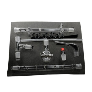 Apparecchiatura per distillazione frazionata (con colonna Vigreux)