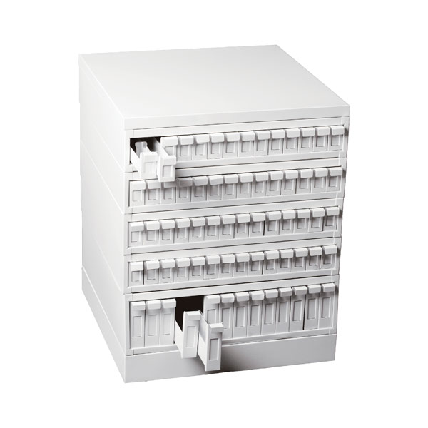 Archiviatore per vetrini e cassette