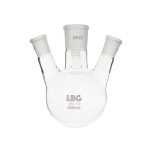 Pallone sferico smerigliato a quattro colli angolati