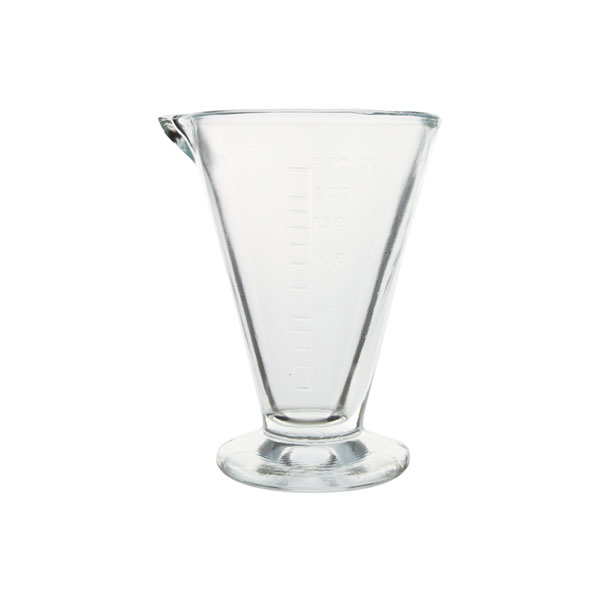 Brocca conica graduata in vetro spesso - immagine 3
