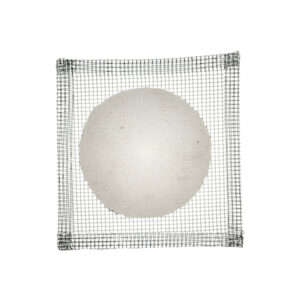 Reticella con disco in argilla