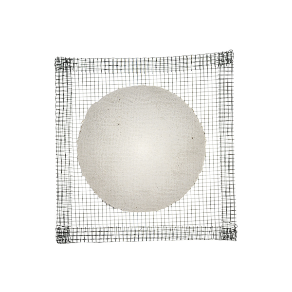 Reticella con disco in argilla