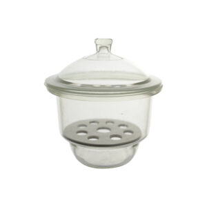 Essiccatore in vetro con coperchio a pomo Basic Line