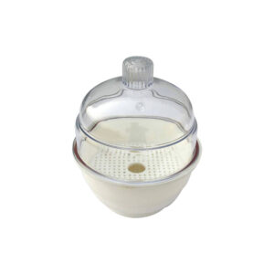 Essiccatore con coperchio a pomo, in plastica