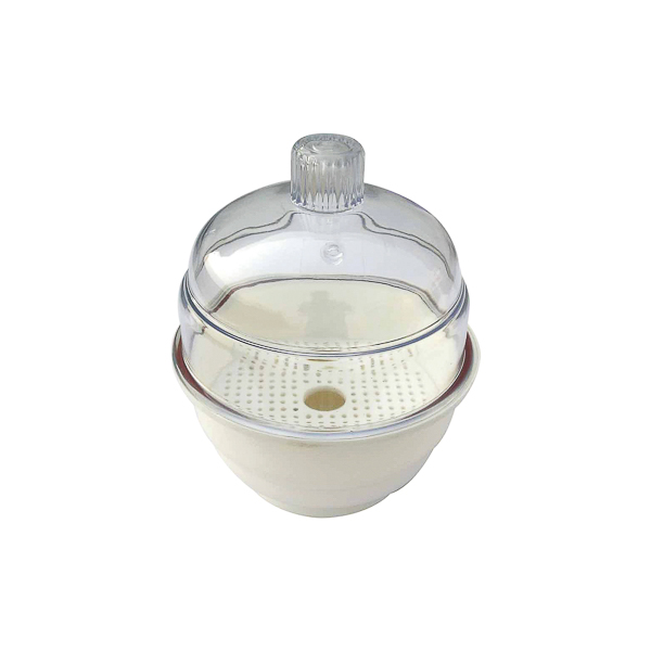 Essiccatore con coperchio a pomo, in plastica