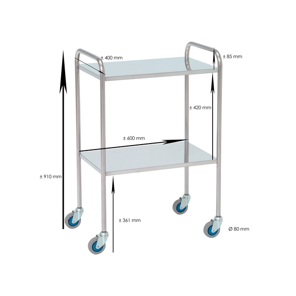Carrello ausiliare da laboratorio - immagine 3