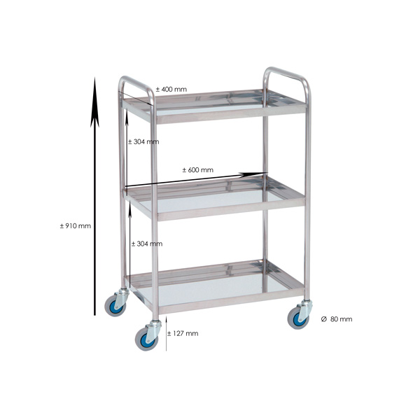 Carrello ausiliare da laboratorio - immagine 4