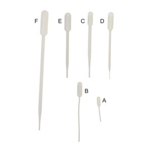 Pipetta Pasteur non graduata in polietilene, non sterile