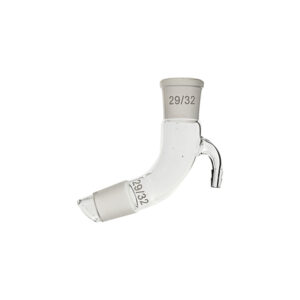 Raccordo curvo (105°) con portagomma laterale