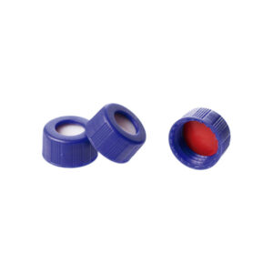 Tappo filettato per flaconi con septa in silicone/PTFE attaccato