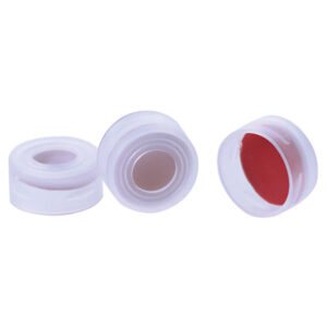 Tappo per fiale snap-top con septum in silicone/PTFE