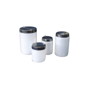 Barattolo in HDPE a bocca larga asettico in confezione singola