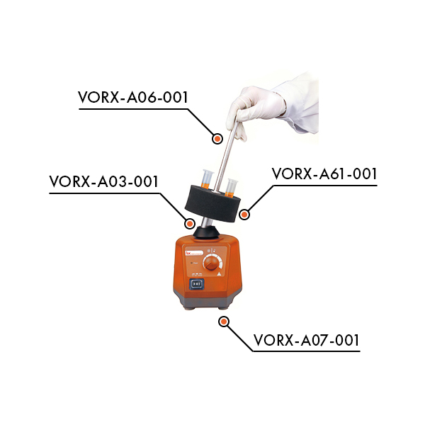 Agitatore Vortex, con controllo della velocità, V05 - immagine 2