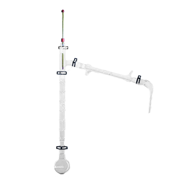 APPARECCHIATURA PER DISTILLAZIONE FRAZIONATA (CON COLONNA VIGREUX) - immagine 2